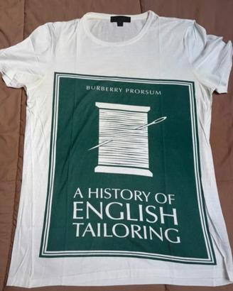 T shirt Burberry prorsum Bianca taglia s comoda
