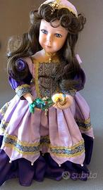 La Principessa e la Rana - Bambola in porcellana