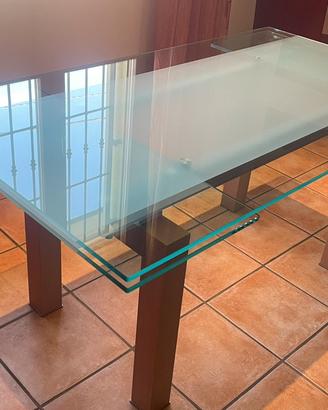 Tavolo di cristallo Cattelan