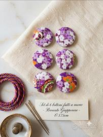 bottoni in cotone giapponese 