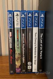 Giochi ps4-ps5