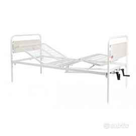 Letto ospedaliero regolabile + materasso ortopedic