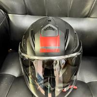 Casco jet blauer