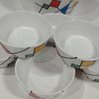 COPPA+ 6 COPPETTE CERAMICA MODERNA VINTAGE POZZI