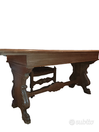 "Antico" Tavolo in legno con sedia inclusa