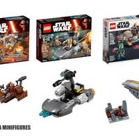 LEGO Star Wars 75131 75133 75267 senza minifigures