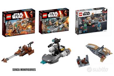 LEGO Star Wars 75131 75133 75267 senza minifigures