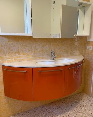 Mobile bagno curvo con lavandino Compab Condor