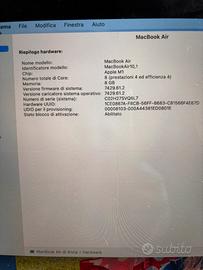 Computer MACBOOK AIR