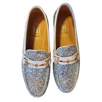 mocassini Moreschi 37 glitter pelle