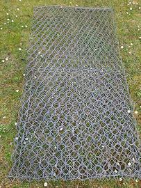Gabbioni zincati scatola metallica mis. 2mx1mx1m