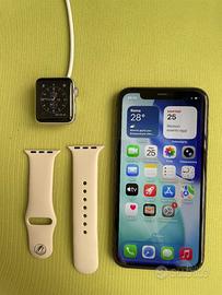 iphone 11 128 gb + apple watch 3 sport