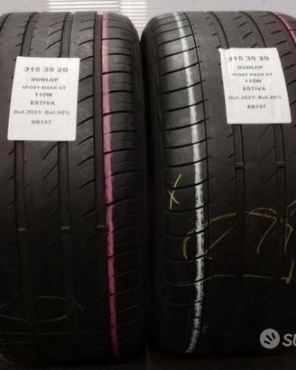 2 gomme 315 35 20 dunlop br197