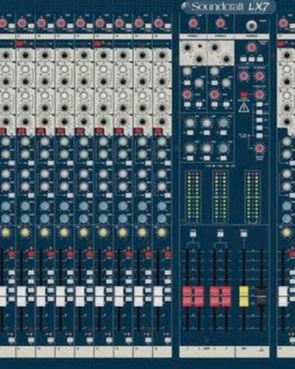 Mixer Analogico Soundcraft lx7 24 canali.