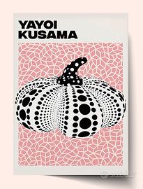 Yayoi Kusama Pumpkin Forever Wall Art Home Decor