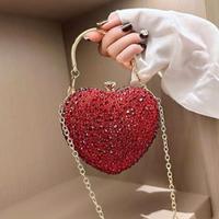 Mini Borsa glamour a forma di cuore