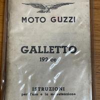 GALLETTO MOTO GUZZI - libretto uso e manutenzione