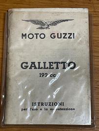 GALLETTO MOTO GUZZI - libretto uso e manutenzione