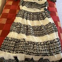 Splendido Completo Clips in cotone mai usato