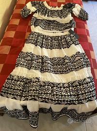 Splendido Completo Clips in cotone mai usato