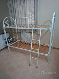 ULTIMI 4 LETTI A CASTELLO BIANCHI CON BARRA E SCAL