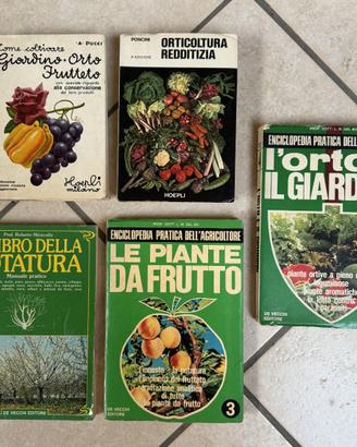 LIBRI ORTO E POTATURA VINTAGE