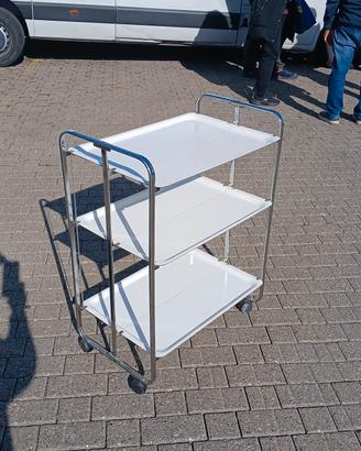 RARO CARRELLO PORTAVIVANDE 3 RIPIANI VINTAGE 