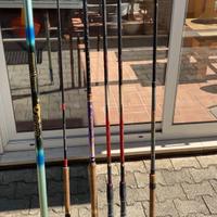 Canne da pesca in carbonio