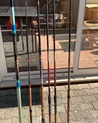 Canne da pesca in carbonio