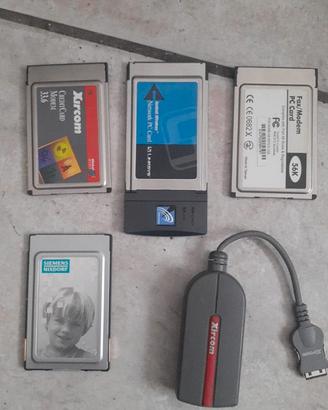 PCMCIA vintage computer Siemens Nixdorf + Xircom