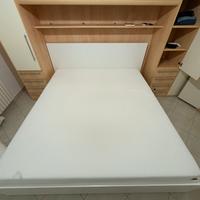 Materasso in schiuma, rigido/bianco, 180x200 cm