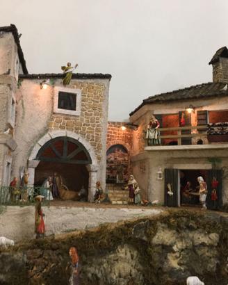 Presepe artigianale completo