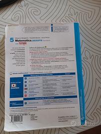 Libro matematica azzurro con tutor