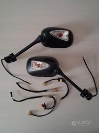 Specchietti moto frecce integrate