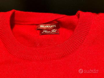 Maglione Bramante - Pura lana rosso