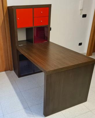 Kallax libreria scrivania e accessori
