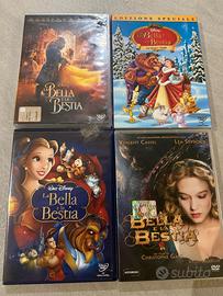 4 DVD FILM DIVERSI DELLA BELLA E LA BESTIA