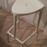 Sgabello PEDRALI Happy modello 490 bianco