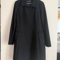 Cappotto Nero Flavio Castellani taglia 46