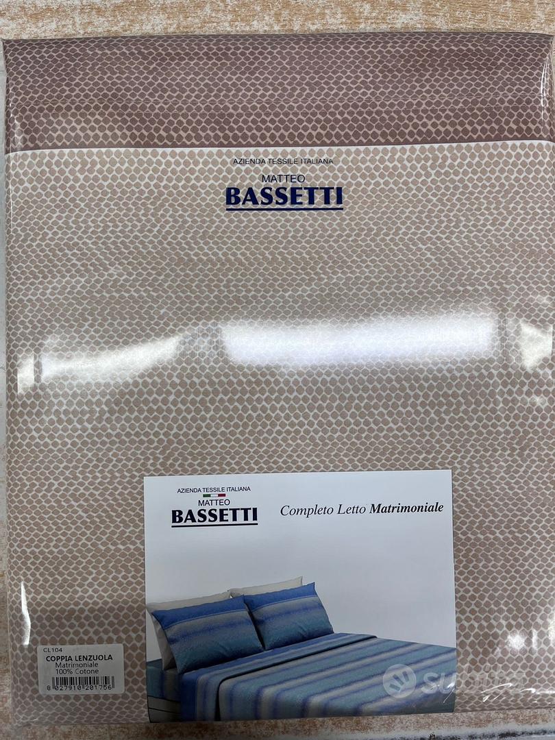 Completo letto matrimoniale Bassetti - Arredamento e Casalinghi In vendita  a Napoli