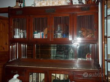 Credenza e controcredenza stile liberty