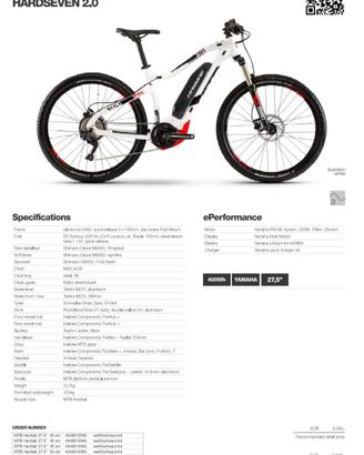 E-MTB 27,5 HIBIKE taglia M