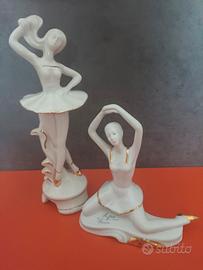coppia statuine ballerine Capodimonte vintage