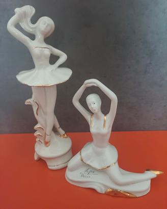 coppia statuine ballerine Capodimonte vintage