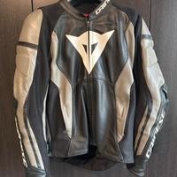 DAINESE - NEXUS LEATHER JACKET BLACK BLACK EBONY