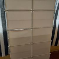 scarpiera/ mobiletto multiuso componibile