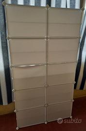 scarpiera/ mobiletto multiuso componibile