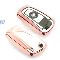 CUSTODIA CALOTTA CHIAVE BMW QUADRATA IN ORO ROSA