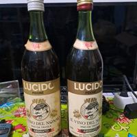 bottiglie di vino anni 60