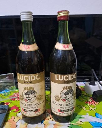 bottiglie di vino anni 60